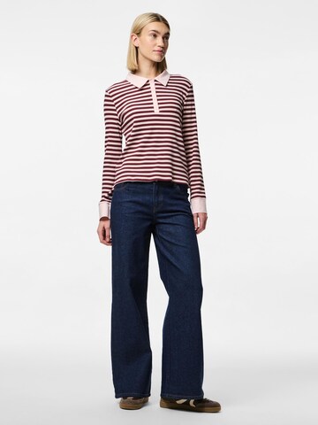 PIECES Shirt 'PCDonna' in Red