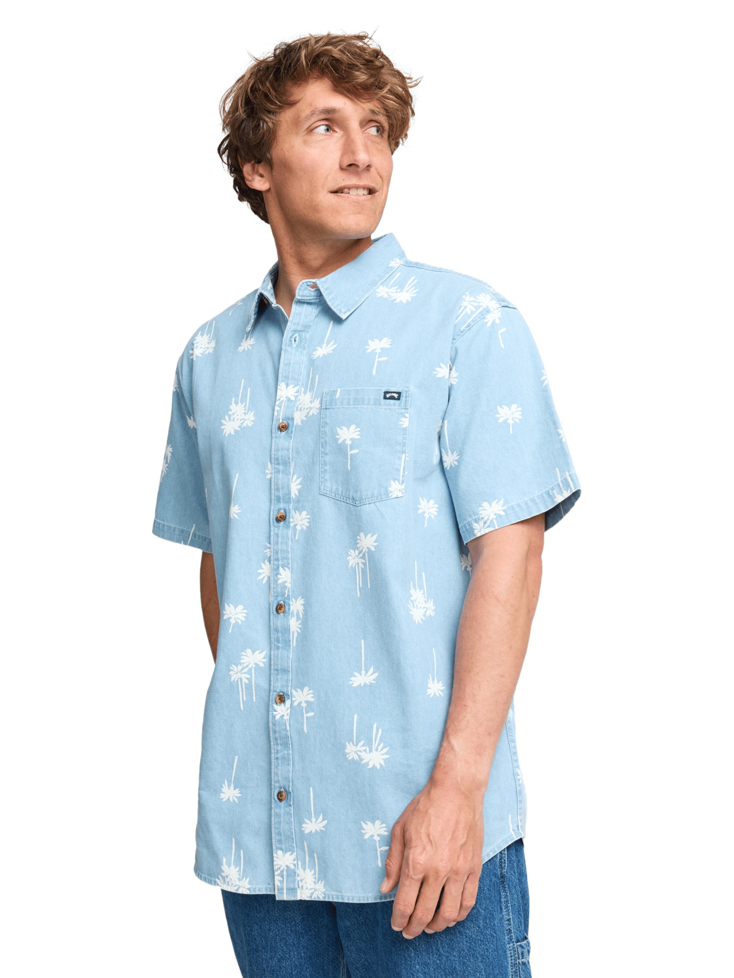 BILLABONG Comfort Fit Hemd 'Sundays' in Blau