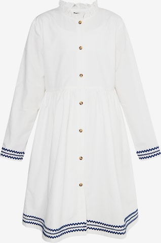 Robe DreiMaster Vintage en blanc : devant