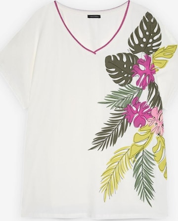 Fiorella Rubino - Camiseta en blanco: frente