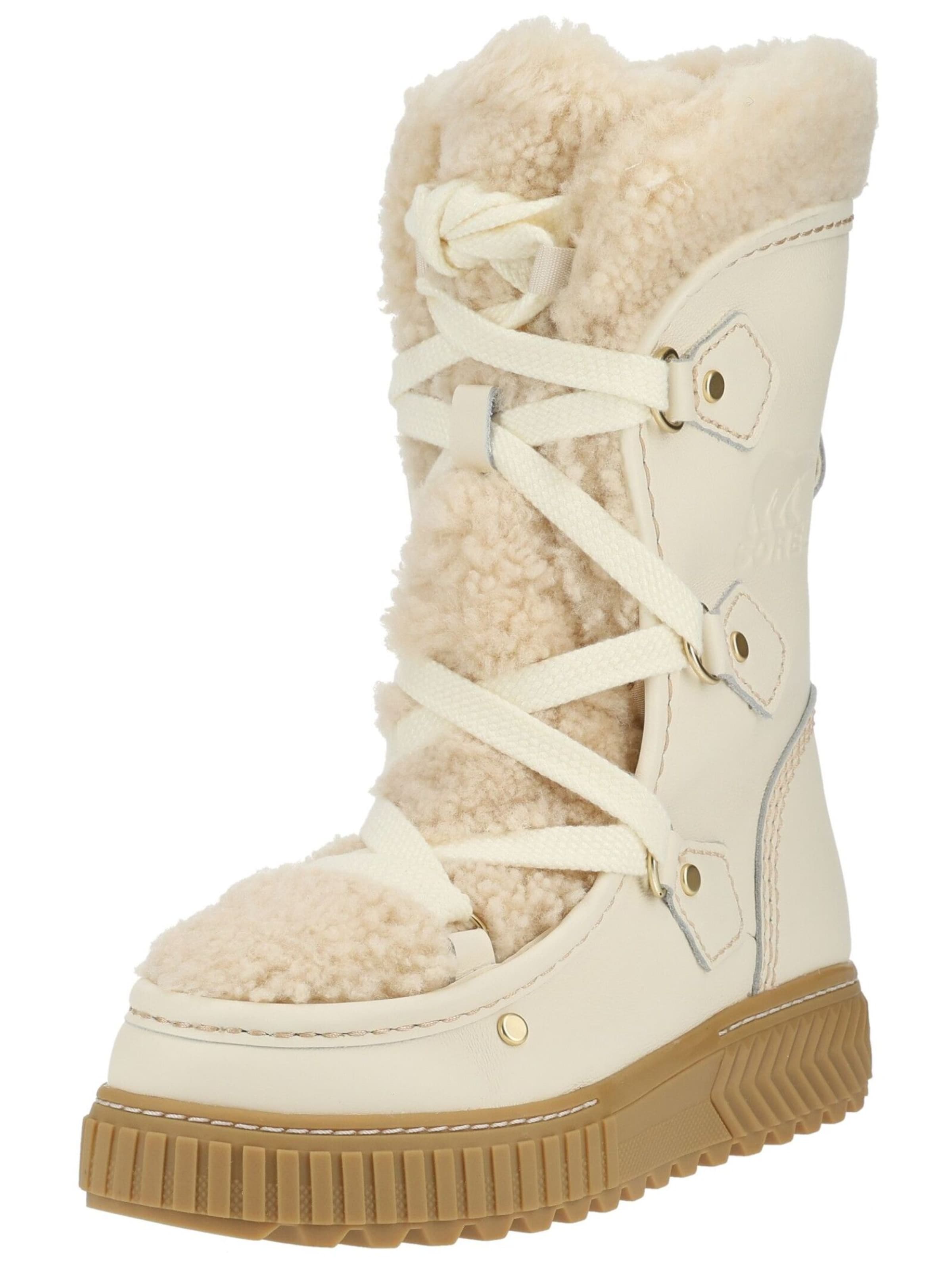 SOREL Lace-up boot in White: front