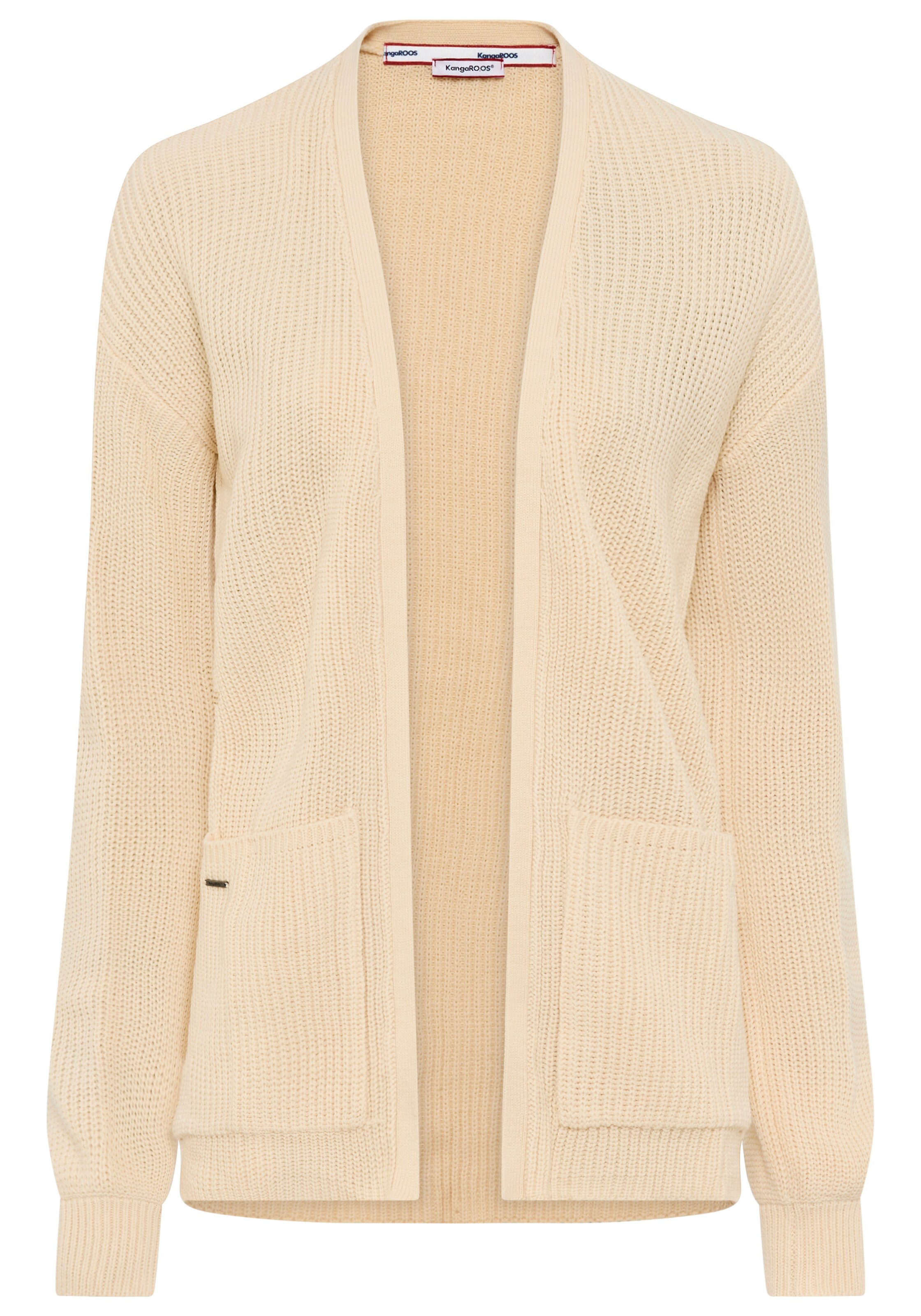 KangaROOS Strickjacke in Beige: Vorderseite