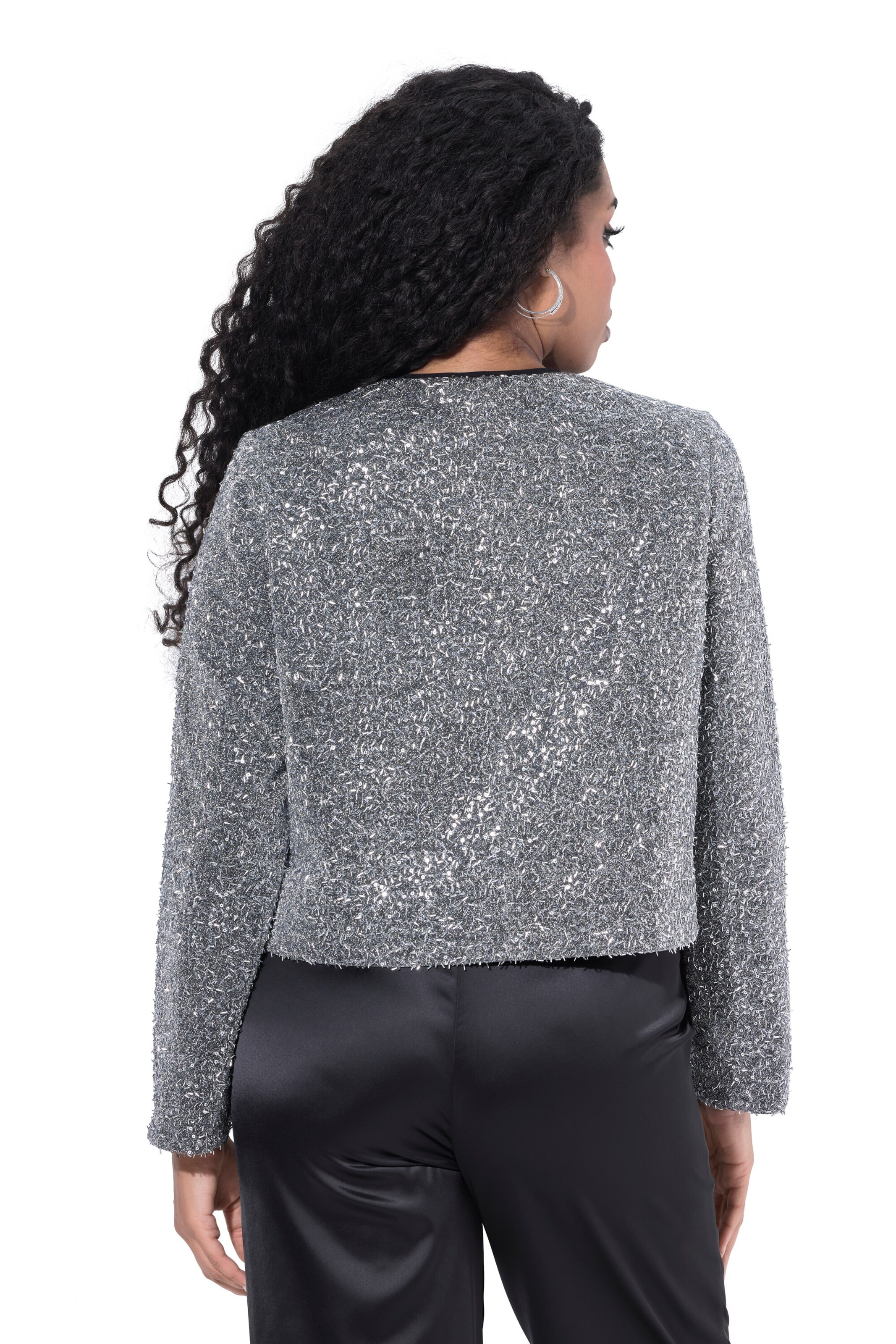 Ulla Popken Tussenjas in Zilver