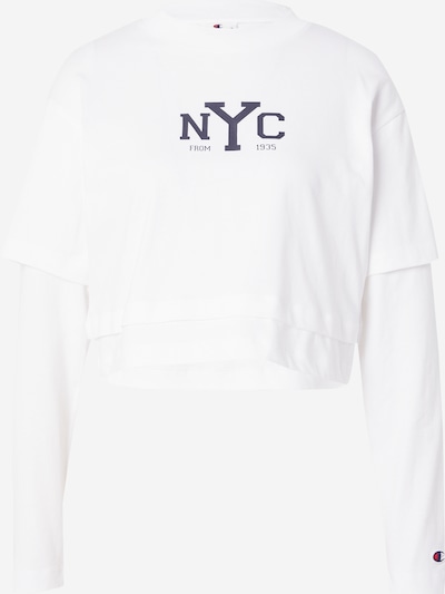 Champion Authentic Athletic Apparel Camisa em preto / branco, Vista do produto