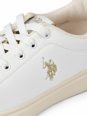 U.S. POLO ASSN. Sportos fűzős csizma ' UWMarlyn ' - fehér