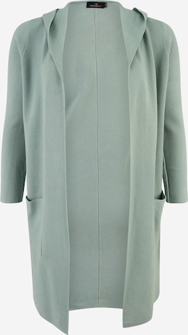 Zwillingsherz Knit Cardigan 'Janina' in Green: front