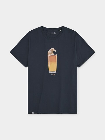 Bavarian Caps Shirt in Black: front