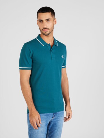 Calvin Klein Jeans Μπλουζάκι σε μπλε: μπροστά