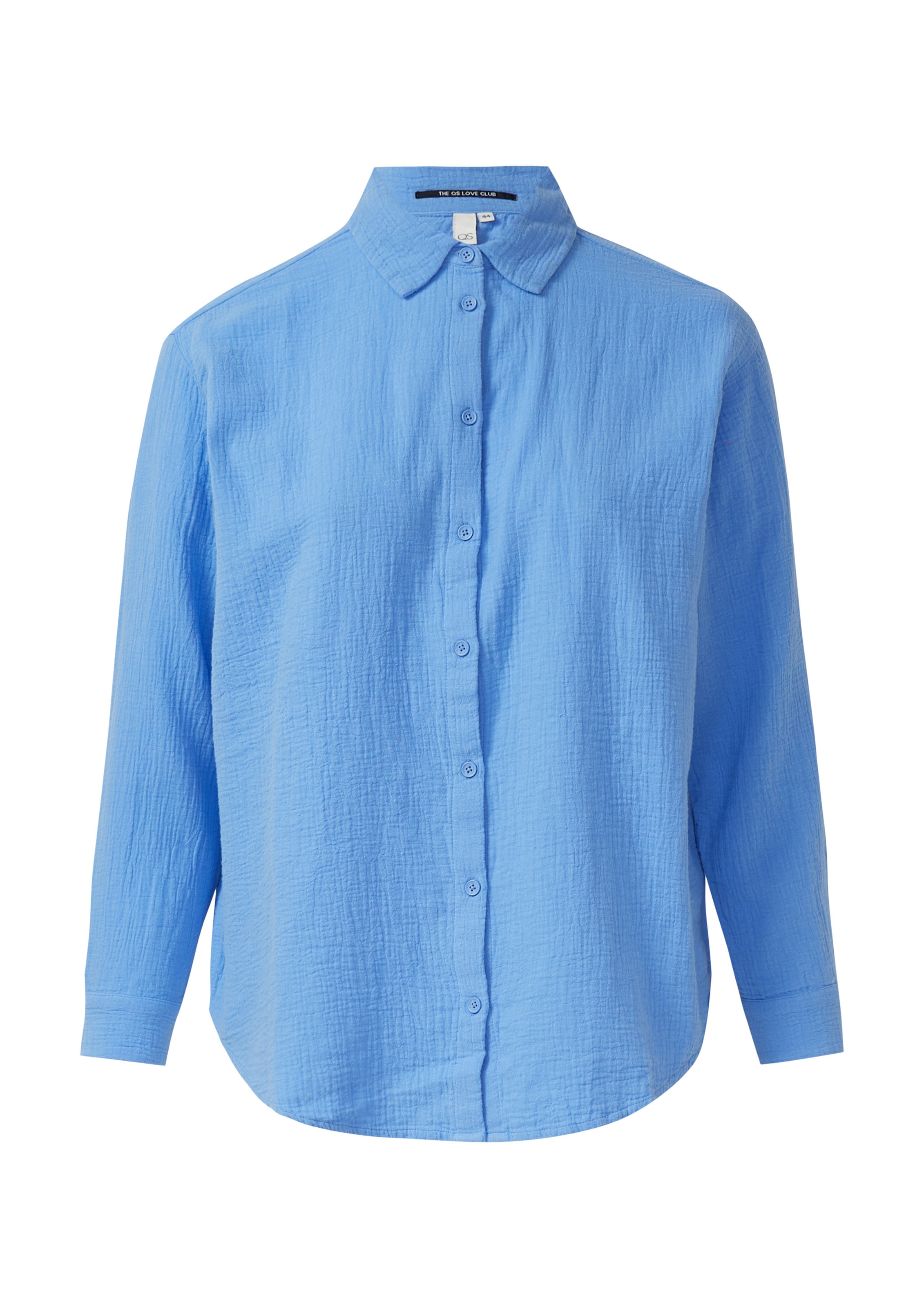 QS Blouse in Blauw: voorkant