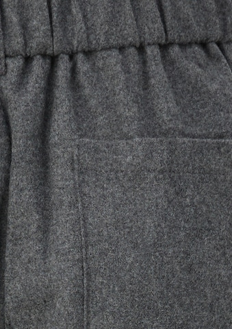 Wide Leg Pantalon à pince QS en gris