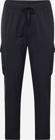 Effilé Pantalon cargo 'T_Urbanex' BOSS en noir : devant