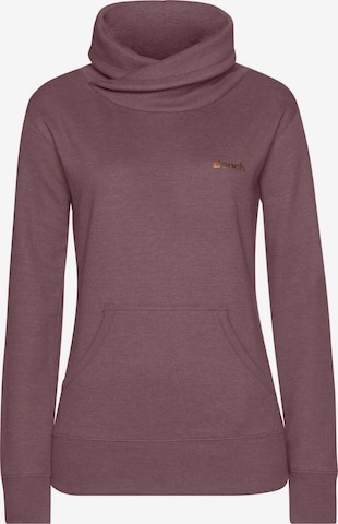 Sweat-shirt BENCH en violet : devant