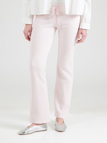 HOLLISTER - Bootcut Calças em rosa: frente