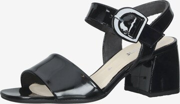 GABOR Strap Sandals in Black: front