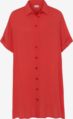 LASCANA Blouse in Red: front