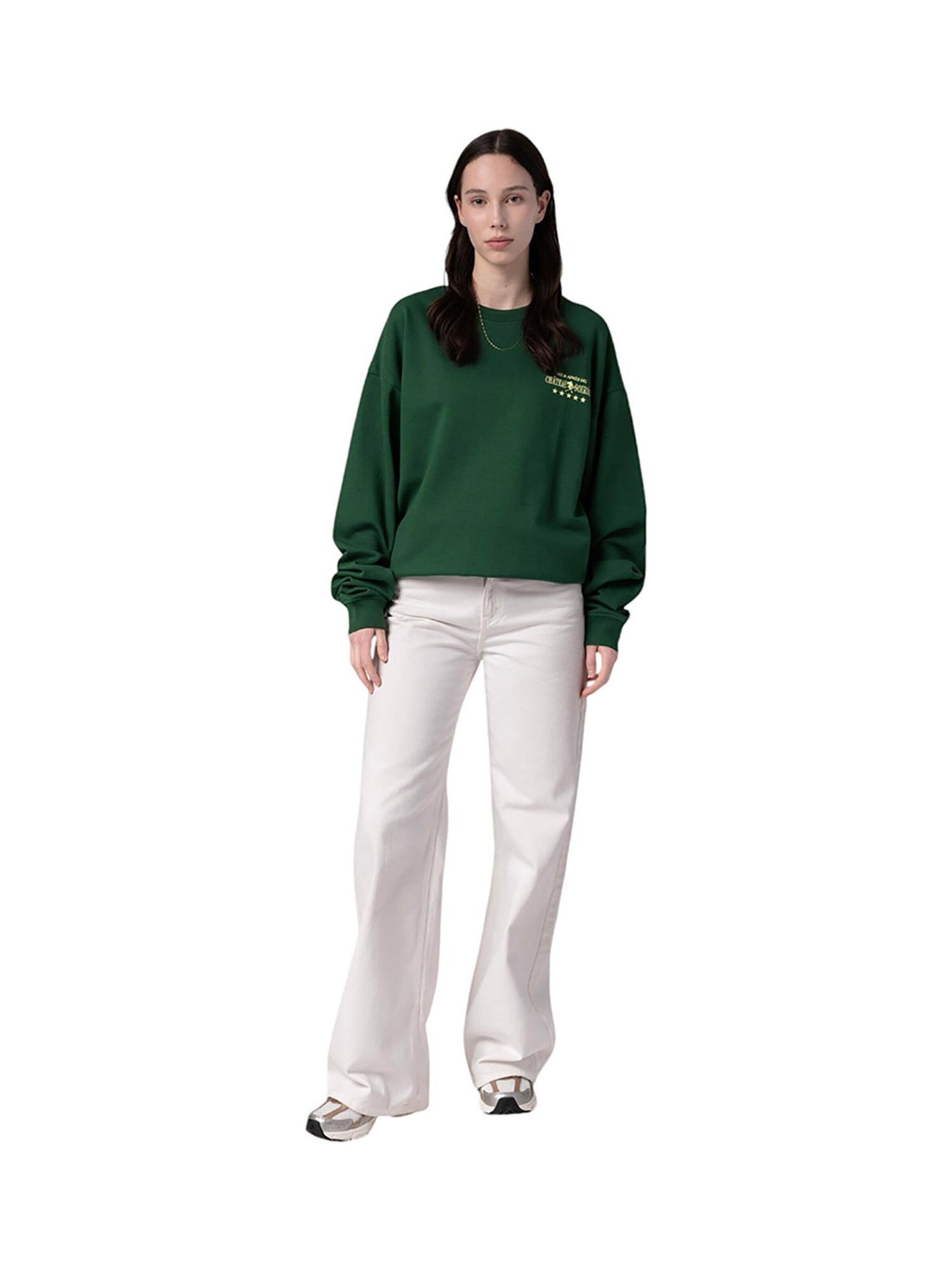 On Vacation Sweatshirt 'Chateau Soirée' in Green