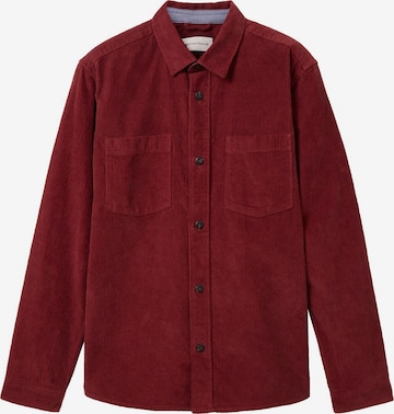 TOM TAILOR Comfort fit Overhemd in Rood: voorkant