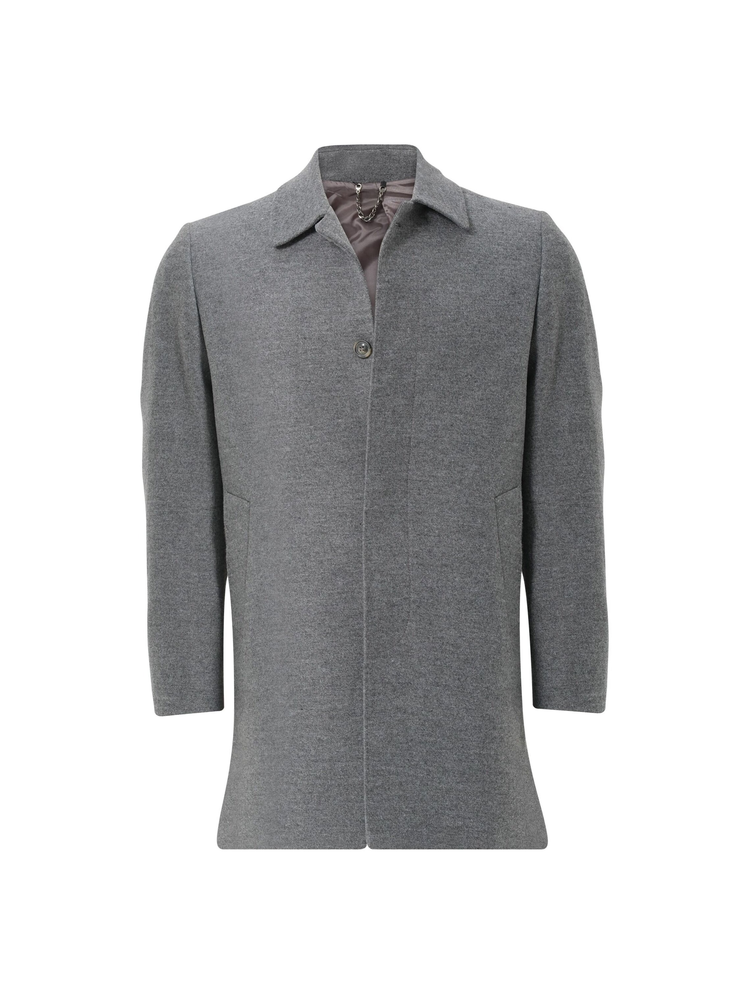 Manteau d’hiver Ron Tomson en gris : devant