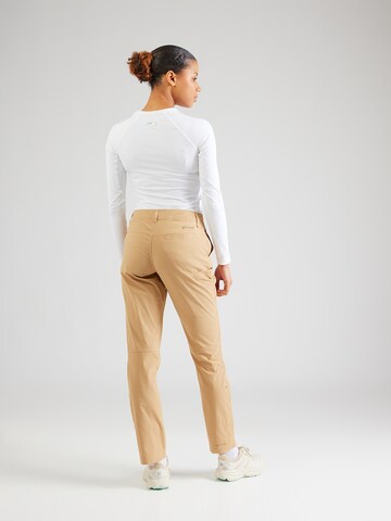 COLUMBIA Regularen Outdoor hlače 'Leslie Falls II' | rjava barva: zadnja stran