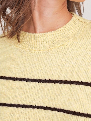 Pull-over oversize MixRay en jaune