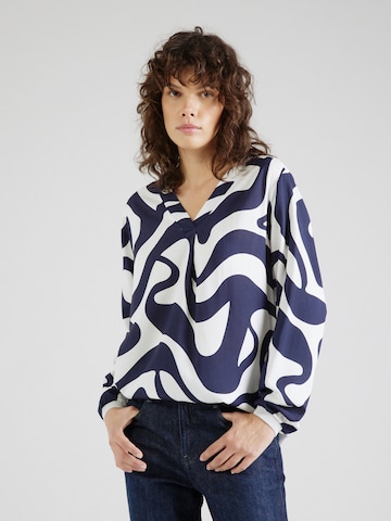 Key Largo Blouse 'WIND' in Blauw: voorkant