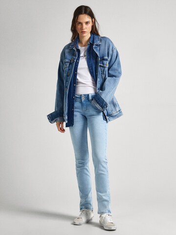 Coupe slim Jean Pepe Jeans en bleu