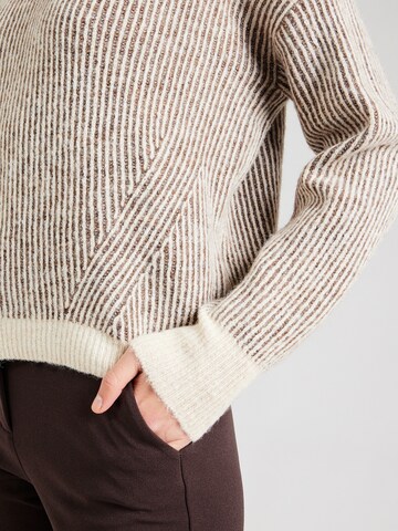 PIECES Pullover 'PCKarmen' in Braun