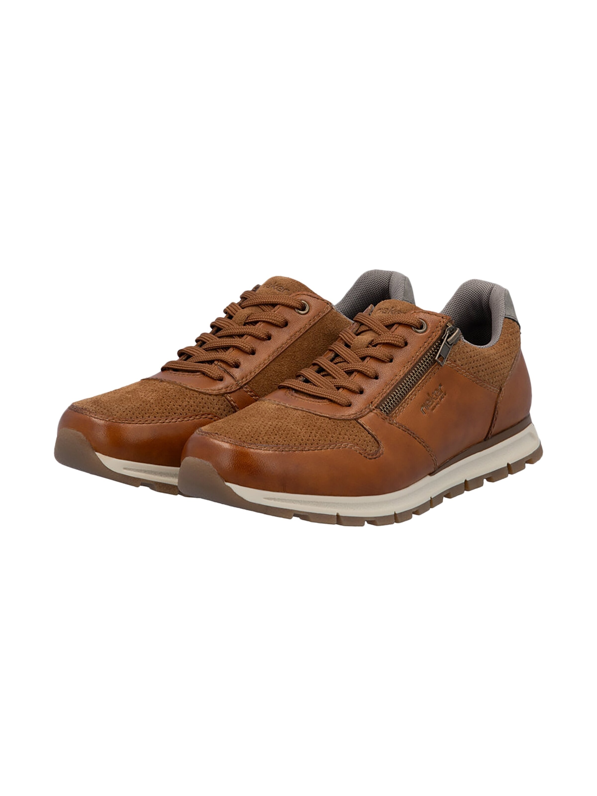 Chaussure de sport à lacets Rieker en marron