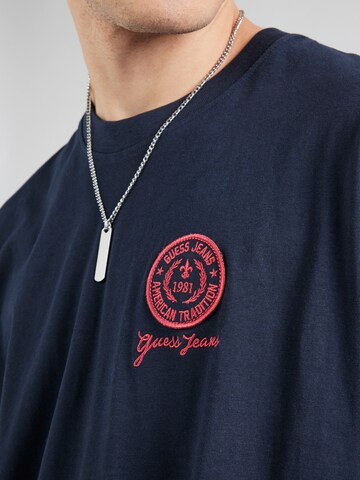 GUESS JEANS T-shirt i blå