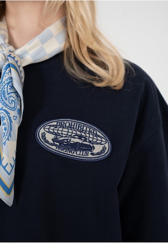 Maglietta 'Racecore' di Prohibited in blu