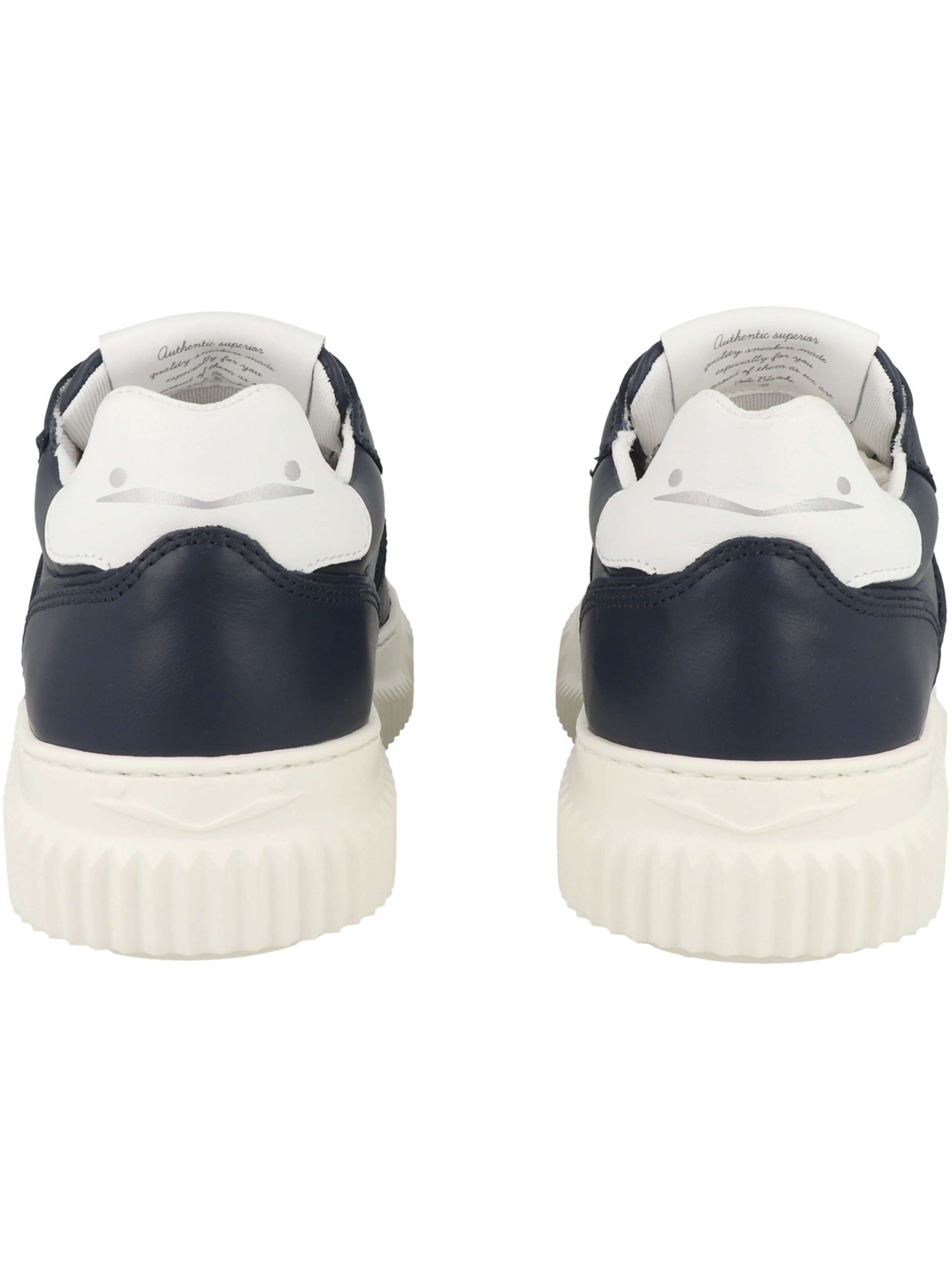 Voile blanche Platform trainers 'LIPARI' in Blue