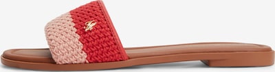 TOMMY HILFIGER Pistokkaat 'Logo Plaque Colour-blocked Woven' koossa 36 värissä punainen / pastellinpunainen, Tuotenäkymä