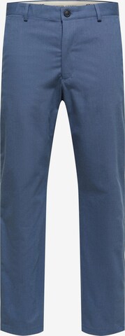 SELECTED HOMME Slimfit Παντελόνι τσίνο 'JAMES' σε μπλε: μπροστά