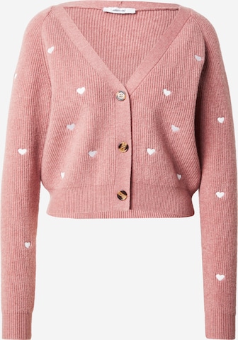 Cardigan 'Lana' ABOUT YOU en rose : devant