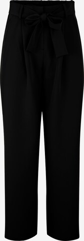 Wide Leg Pantalon à pince 'Farrah' Pieces Petite en noir : devant