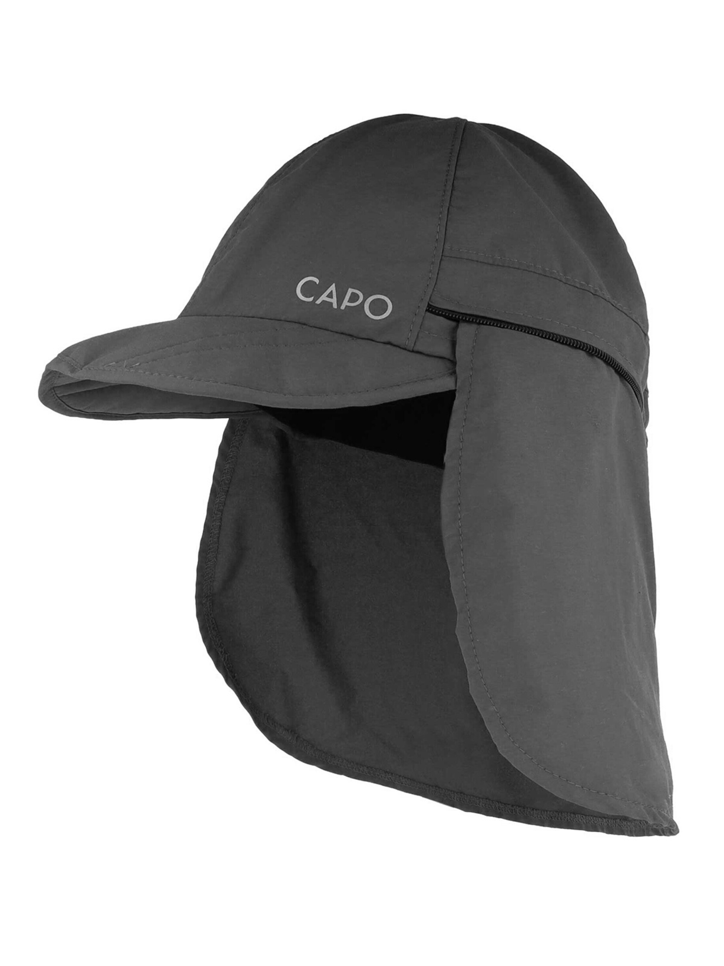 CAPO Cap in Black: front