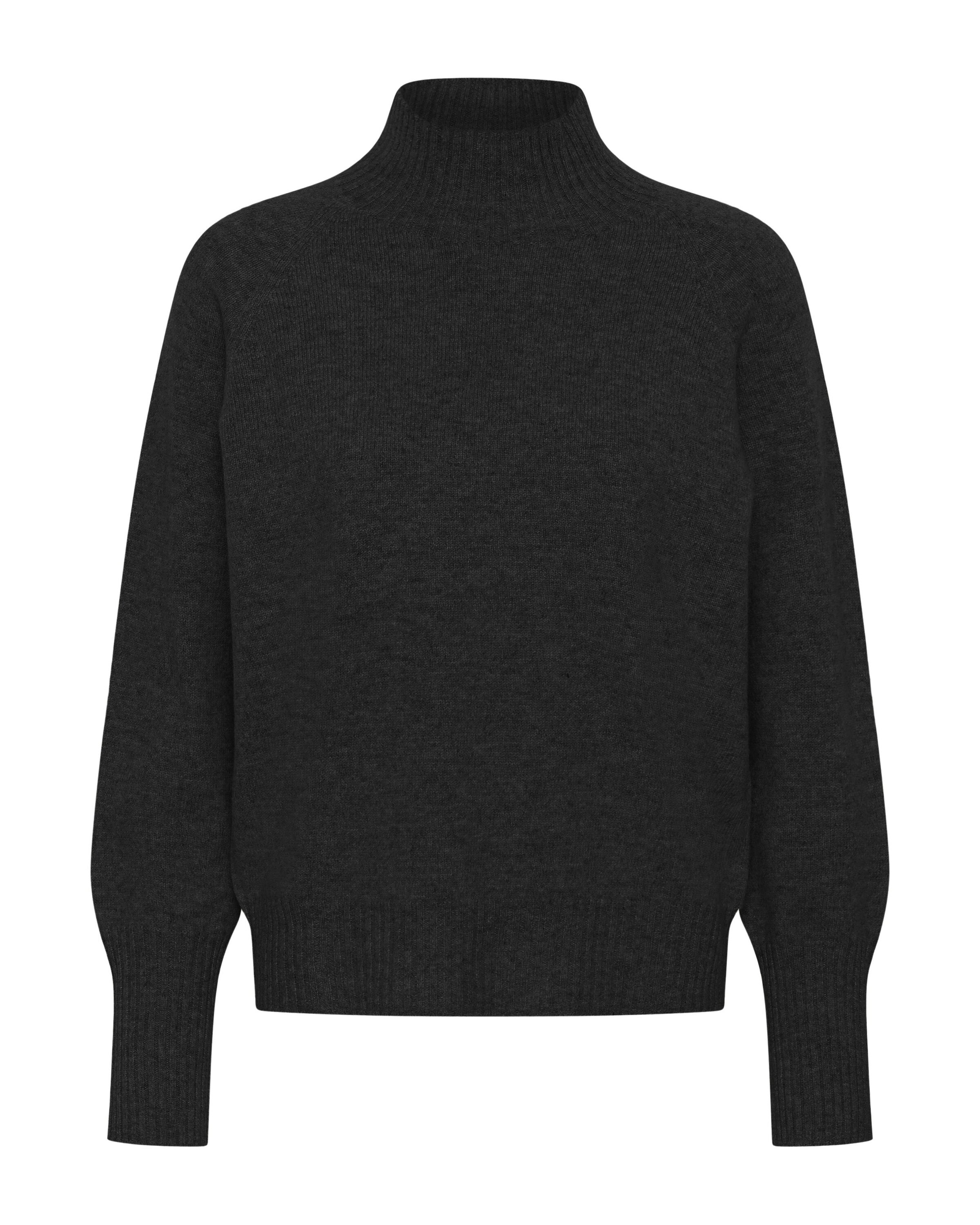 My Essential Wardrobe Sweter w kolorze czarny: przód