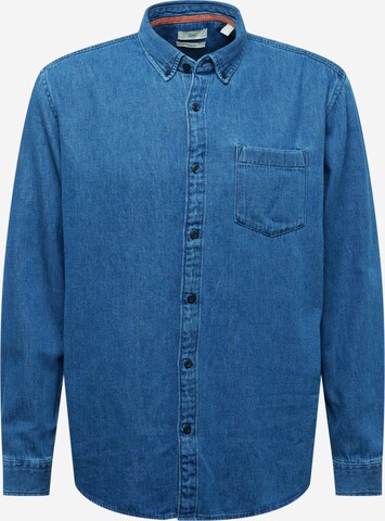 Coupe regular Chemise ESPRIT en bleu : devant