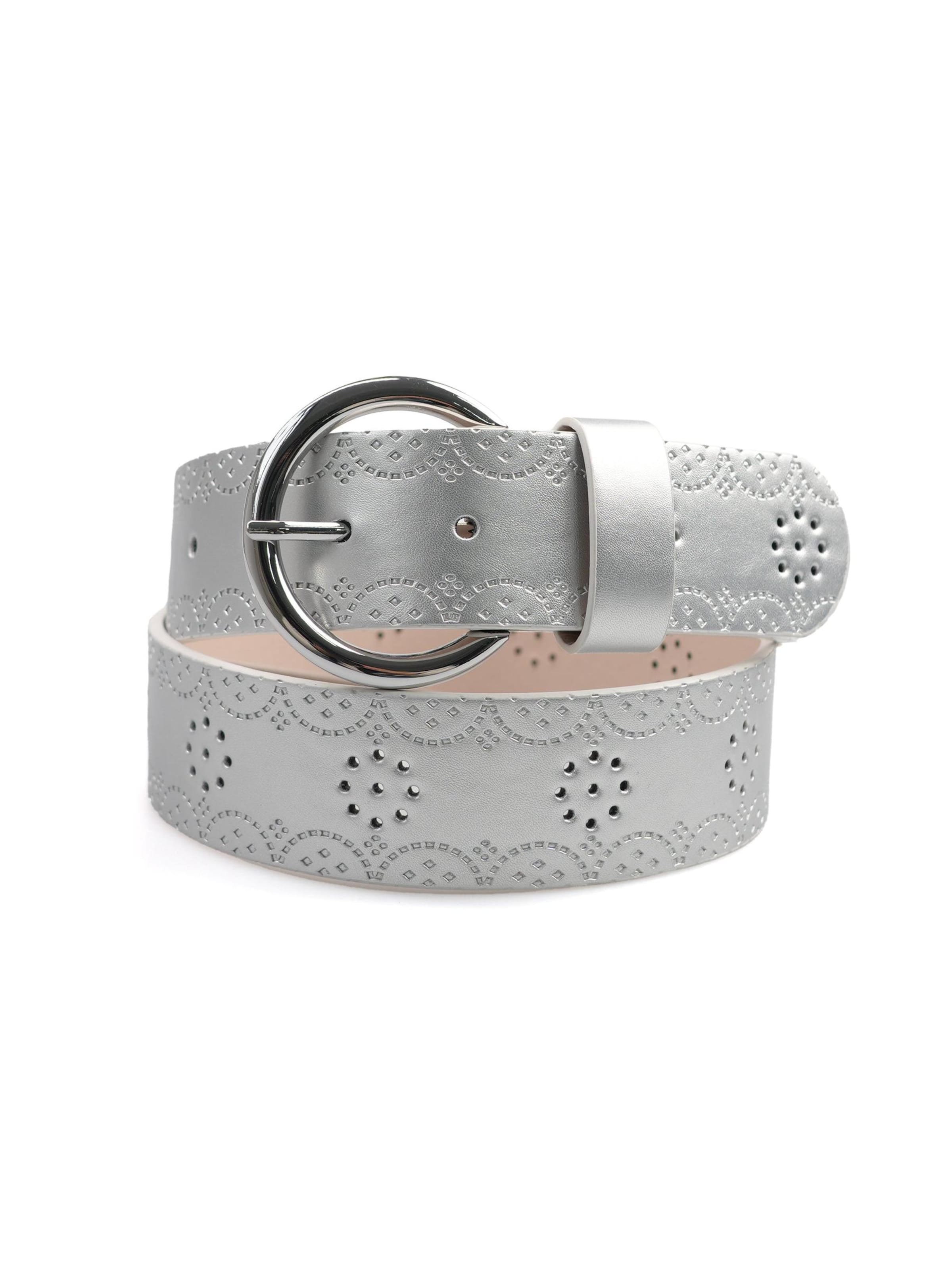 Ceinture 'Noreva' AVANT-GARDE PARIS en argent : devant