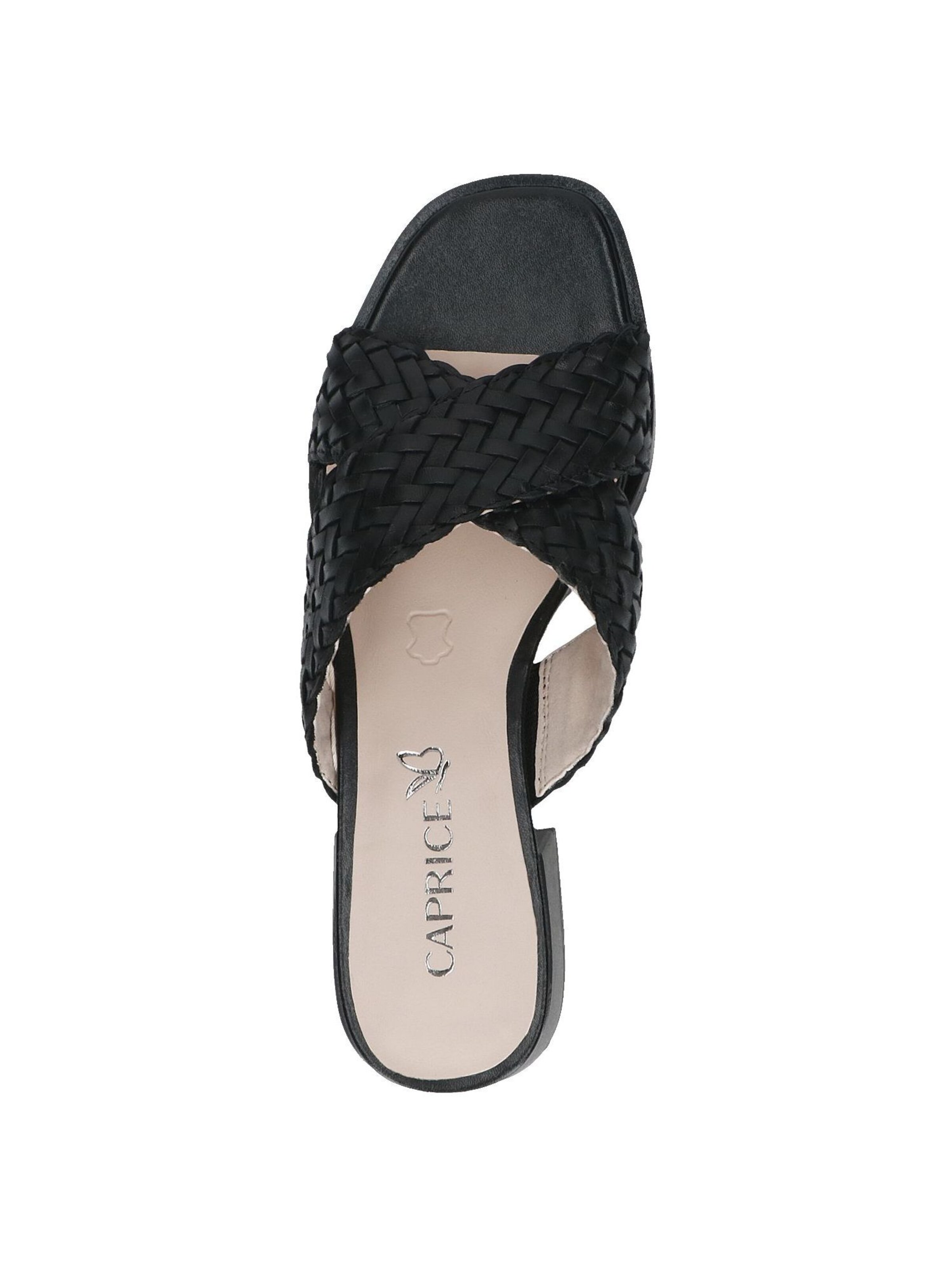 CAPRICE Muiltjes in Zwart