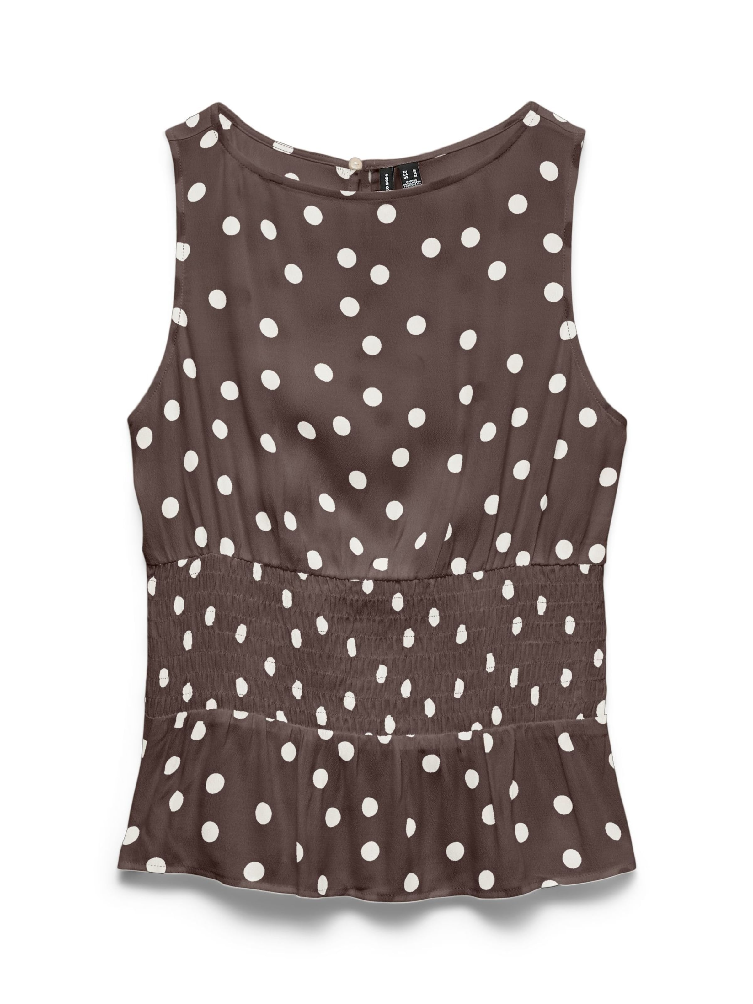 Top 'VMElisa' di VERO MODA in marrone: frontale
