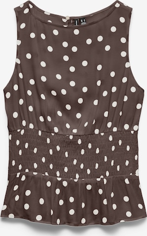 Top 'VMElisa' di VERO MODA in marrone: frontale