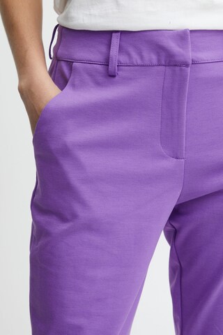 ICHI Tapered Broek 'Kate' in Lila