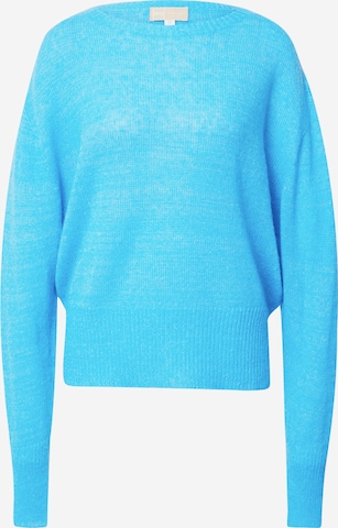 120% Lino Pullover i blå: forside