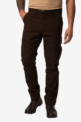 Regular Pantalon cargo JP1880 en marron : devant