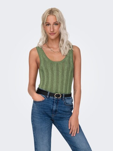 Tops en tricot 'BEAUTY' JDY en vert : devant