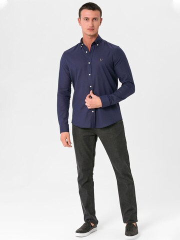 By Diess Collection Slim Fit Hemd 'Boleslao' in Blau