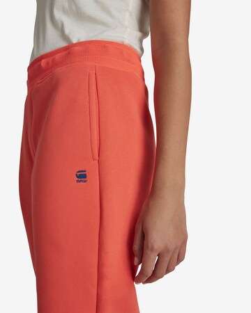 Effilé Pantalon G-Star RAW en orange