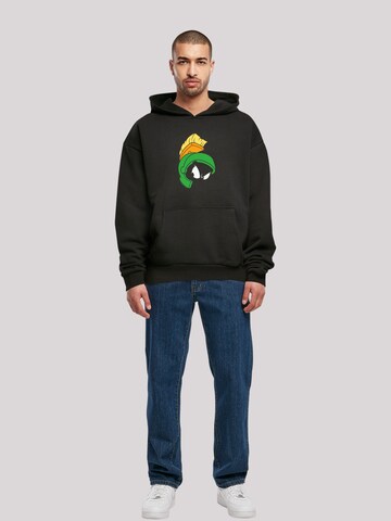 F4NT4STIC Sweatshirt 'Premium Marvin The Martian Face' in Black
