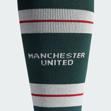 ADIDAS PERFORMANCE Athletic Socks 'Manchester United 23/24 Auswärts' in Green